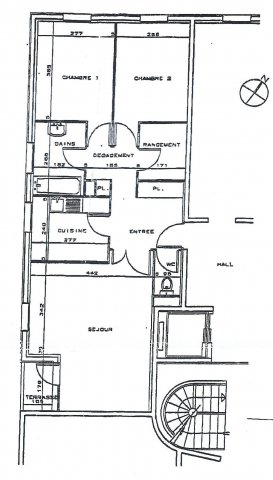 Location Appartement  3 pièces - 70m² 92600 Asnieres-sur-seine